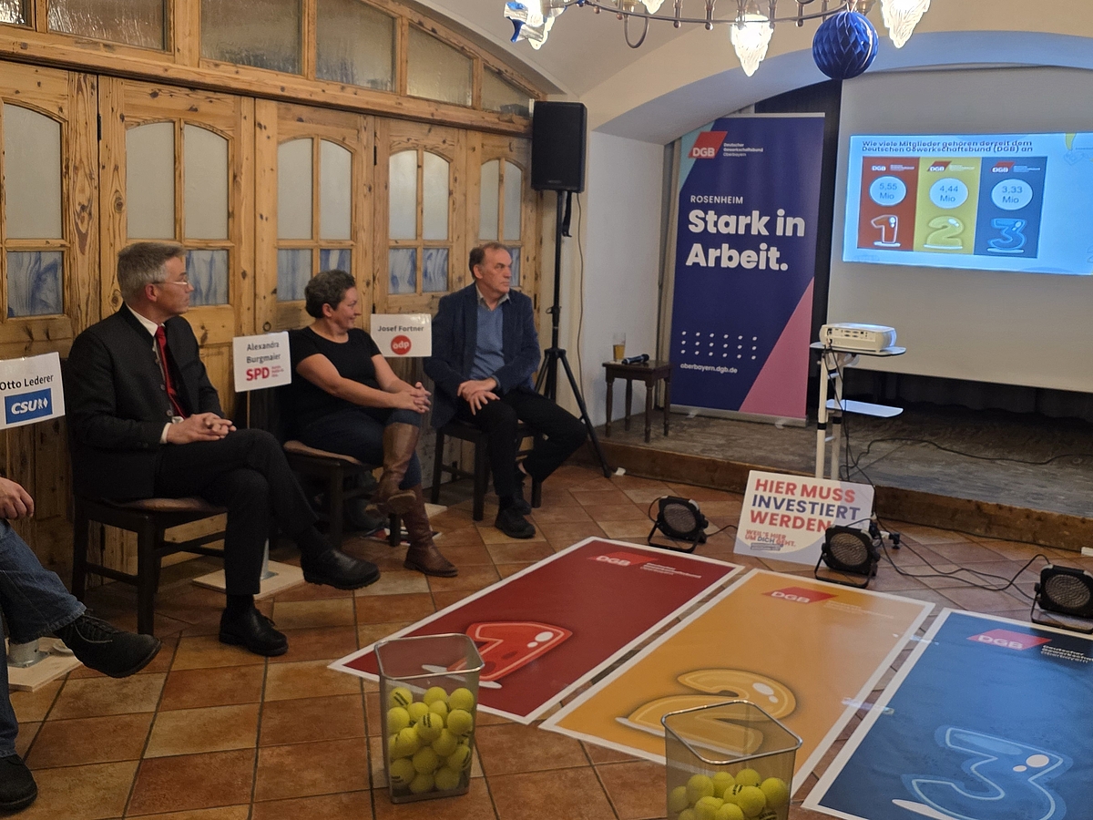 1,2 oder 3 beim DGB Rosenheim
