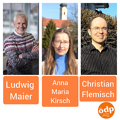 Die neuen Mandatsträger der ÖDP im Landkreis Rosenheim