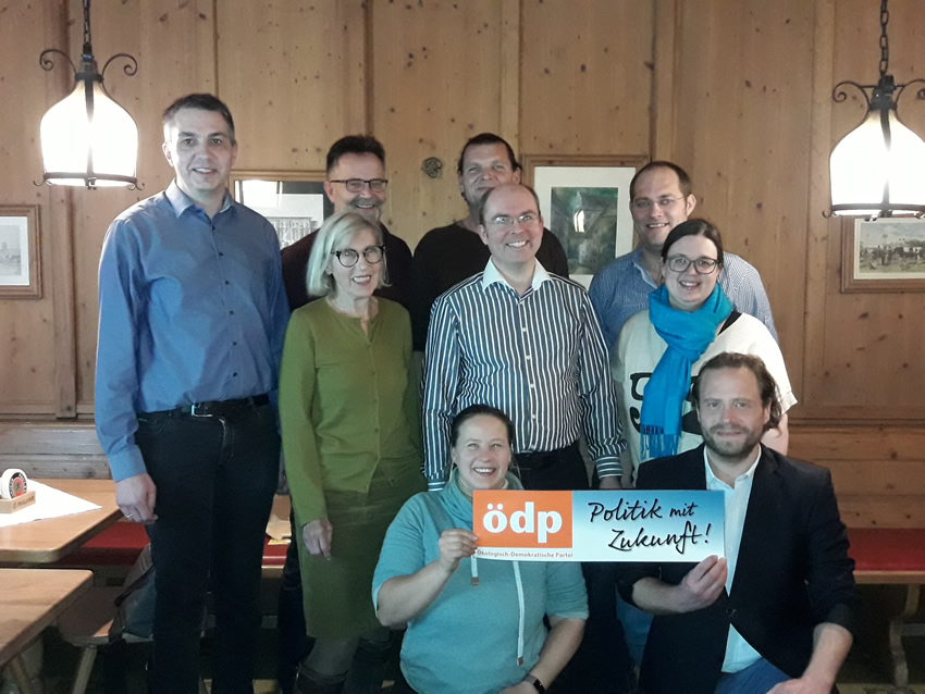 Die ÖDP-Stadtratskandidaten für Wasserburg